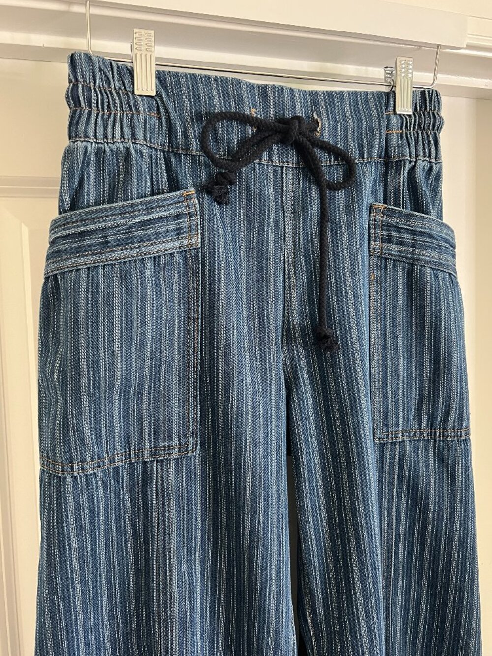 Wide Leg Denim Pants SIze S